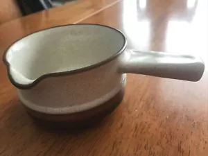De Colección Años 70 DENBY POTTERS RUEDA ÓXIDO Gravy Barco Manija Gres Inglaterra - Imagen 1 de 5