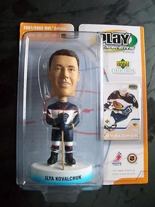 2001-02 Tarjeta de novato Ilya Kovalchuk y muñeca Bobblehead Atlanta Thrasher - Imagen 1 de 5