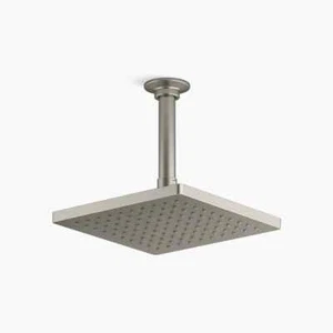 Cabezal de lluvia Kohler K-26148-BN Honesty 8" función única 2,5 GPM en níquel cepillado - Imagen 1 de 1