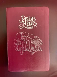 Precious Moments 1995 Children's Bible Nelson Contemporary 3461RO red leather - Picture 1 of 8