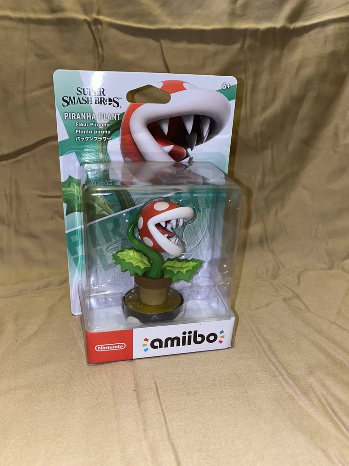 Original Nintendo amiibo: Piranha Plant - Super Smash Bros. Edición Japón  Foto 1 de 1