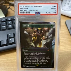 Berserk, Marvel Wolverine Secret Lair X Marvel  Magic MTG PSA 9 Mint - Picture 1 of 4