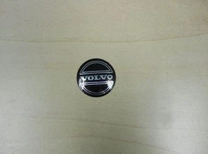 Personal Steering Wheel Horn Button - Black with Silver Volvo Logo MADE IN ITALY - Picture 1 of 2