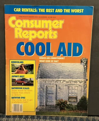 1989 July Consumer Reports Magazine, Cool Aid (MH610) - Image 1 of 2