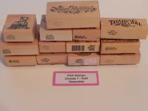 PSX Rubber Stamp - You Pick (Sold Separately) B C D E Series - Picture 1 of 27