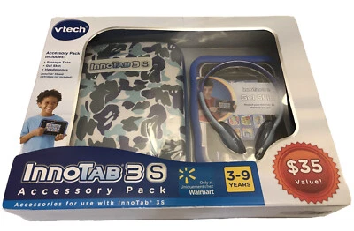 Vtech InnoTab 3S Blue Camo Learning System ACCESSORY PACK Bundle, B40 - Image 1 of 3