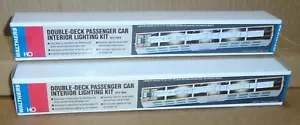 : (2) Walthers HO Kit luci interne auto passeggeri a due piani nuovo con scatola #933-1058 - Foto 1 di 7