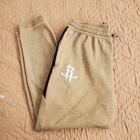 Houston Rockets Pants Mens 3XL Gray Nike Warm Up On Court Sweatpants Dri Fit NBA Cover