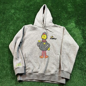 Sudadera con Capucha Staple X Sesame Street Para Hombre Gris Mediana Estampado Gráfico Big Bird - Imagen 1 de 17