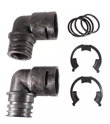 Kinetico Water Softener Mach Series 90 Elbow Connector Fittings and Clips - Image 1 of 4