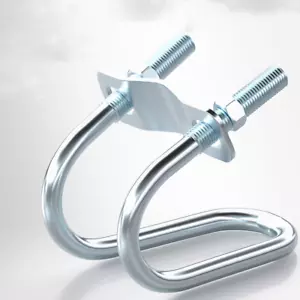 Galvanized Cross Pipe Clamp Connector Scaffolding Fixing Clamp Double U-bolt - Picture 1 of 45