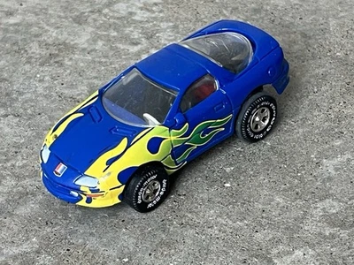 Автомобиль Darda Ultra Speed Hot Rod синий с желтым пламенем выдвижной - Изображение 1 из 4