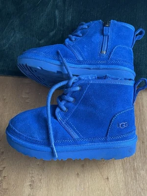 Botas Ugg Azul Real Profundo Gamuza Cremallera Lateral Niño’s Talla 11 (EU 28.5) Foto 1 de 4