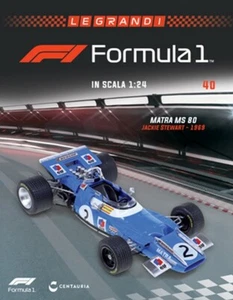 NEW RARE 1:24 F1 MATRA MS 80 Jackie Stewart 1969 ALTAYA +Magazine no Minichamps - Foto 1 di 2