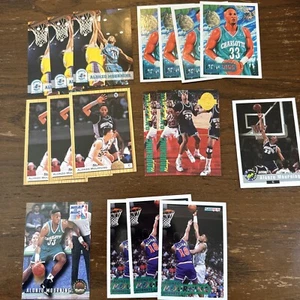 Alonzo Mourning 17 Karten Lot 3 Rookies! NBAHoops Fleer Classic Skybox Hornets  - Bild 1 von 8