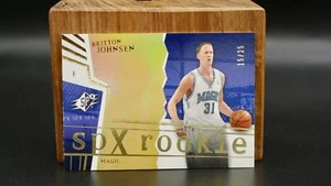 2003-04 SPx #138 BRITTON JOHNSON Spectrum #15/25 SSP Magic Rookie - Picture 1 of 2