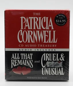 All That Remains plus Cruel & Unusual Abridged Audiobook Patricia Cromwell NIP - Imagen 1 de 4