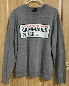 Harry Potter Sweatshirt Size Medium Gray Studio Tour London Grimmauld Place N.I - Picture 1 of 8
