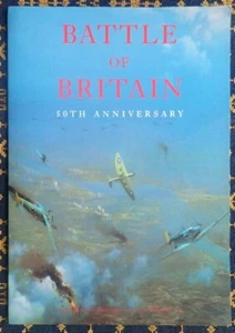 BATTLE OF BRITAIN~50th ANNIVERSARY~ROYAL AIR FORCE~HURRICANE-SPITFIRE~1940~ - Picture 1 of 8