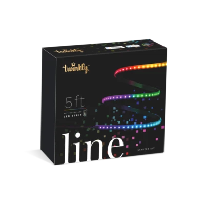 Twinkly Line Adhesive & Magnetic Strip Starter Kit, Multicolor RGB LED, 5ft - Image 1 of 4