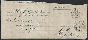 (BL) India 1971 registration receipt with INDORE CITY duplex Martin Type 9 - Picture 1 of 2