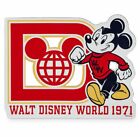 Walt Disney World Retro Mickey Mouse Varsity Car Auto Magnet Disney Parks New