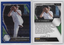 2021 Panini Prizm Draft Picks Blue Wave Prizm Jacob Steinmetz #PDP77