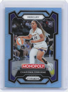 2024 Panini Prizm Monopoly WNBA Charisma Osborne RC Light Blue Prizm 114/199 - Picture 1 of 2