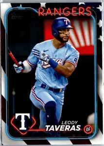 2024 Topps Series 1 - Independence Day #199 Leody Taveras /76 - Picture 1 of 2