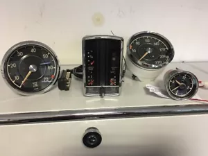 NEU Mercedes W113 VDO SET Tacho Kombiinstrument DZM Uhr Instrument KIT OEM RMF - Bild 1 von 12