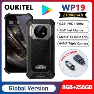 Oukitel WP19 Rugged Night Vision Smartphone 21000mAh 8+256GB 64MP 90Hz Helio G95 - Picture 1 of 17