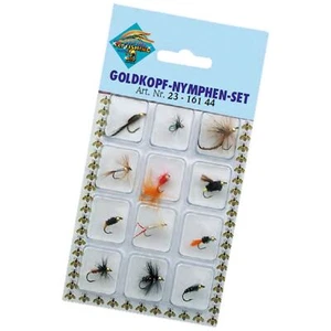 12 Goldkopf Nymphen Set Fliegen Set Fliegenset Forellenfliegen Forellen Nympfen - Bild 1 von 1