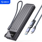 ORICO M.2 NVMe/SATA SSD Enclosure USB3.2 Gen2 10Gbps Adapter M2 Case SSD Max 4TB