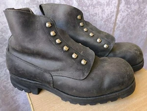 Vintage Army Boots German Military Issue Mountain Climbing Bundeswehr Raichle 43 - Picture 1 of 24