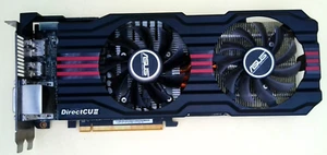 ASUS Radeon HD 7850 DirectCU II 2GB GDDR5 GPU Graphic Card HD7850-DC2-2GD5-2DIS - Picture 1 of 4