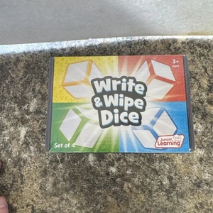 Junior Learning Write & Wipe Dice Multicolor (JRL617) New Sealed - Picture 1 of 6