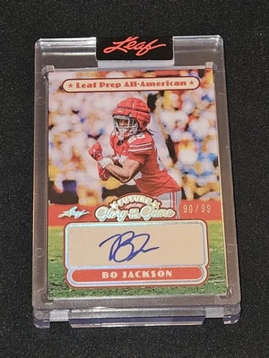Hoja Glory of the Game 2025 Lamar Bo Jackson Future Glory Auto 90/99 Ohio St. Foto 1 de 2