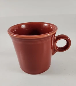 Vintage HLC Fiesta Mug Tom and Jerry Handle Poppy Orange Mid Century Modern!!!!! - Picture 1 of 7