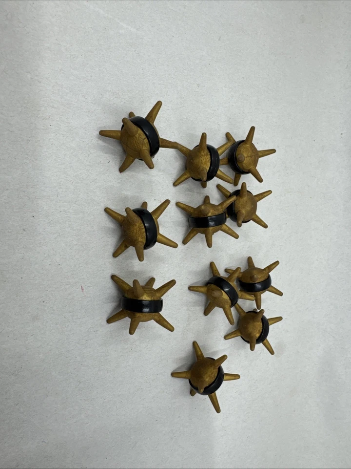 11 Lego Bionicle 85582pb01 Thornax Fruit Spiked Balls with Black Band 64277pb01 - Image 1 of 1