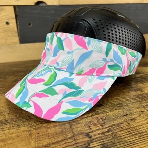 Mütze Kappe Blumenmuster Lilly Pulitzer Schirmmütze verstellbar rosa blau - Bild 1 von 7