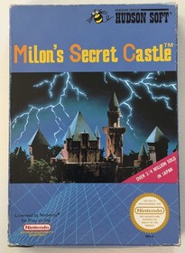 Milon's Secret Castle NES Game Cartridge  (Nintendo Entertainment System, 1988)
