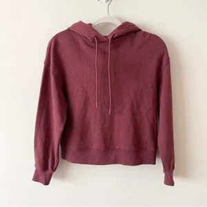 Sudadera con Capucha Naadam Algodón Cachemira Para Mujer Informal Granate Talla XXS - Imagen 1 de 7