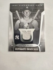 Mickey Mantle 2004 SP Legendary Cuts Ultimate Swatches Game Used Pants #US-MM - Picture 1 of 6
