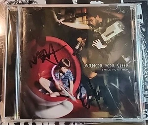 Smile for Them by ARMOR FOR SLEEP Signed Autographed CD by Ben & Nash - Picture 1 of 2