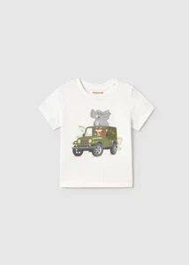 BNWT Mayoral Baby Boys Safari Short Sleeve Tshirt 2 Years NEW Toddler Animal Tee - Picture 1 of 8