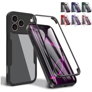 360° Full Body Case For iPhone 17 Air 16 15 14 13 12 11 Pro Max XR 8 Plus Cover - Picture 1 of 18