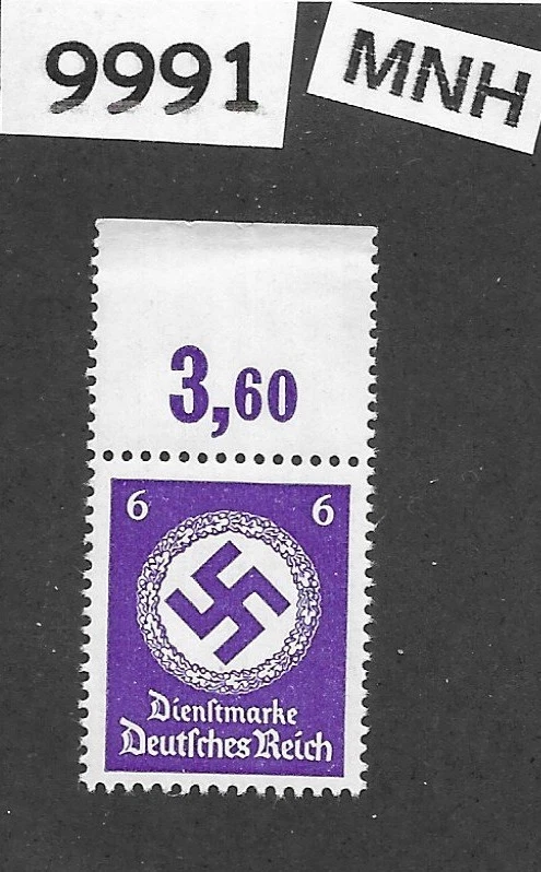 Selo MNH SC 095/1942 PF06 Grande Suástica/Terceiro Reich Alemanha #9991 - Imagem 1 de 1