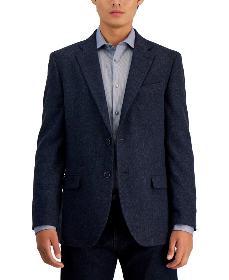 Blazer Abrigo Deportivo Nautica Para Hombre Calce Moderno 50 R Azul Marino Sólido Foto 1 de 1