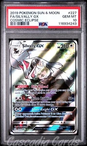 PSA 10 Silvally GX Full Alt Art 227/236 Cosmic Eclipse Pokemon - Picture 1 of 2