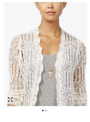 Кардиган American Rag Duster M off белый с открытой передней частью - Изображение 1 из 4